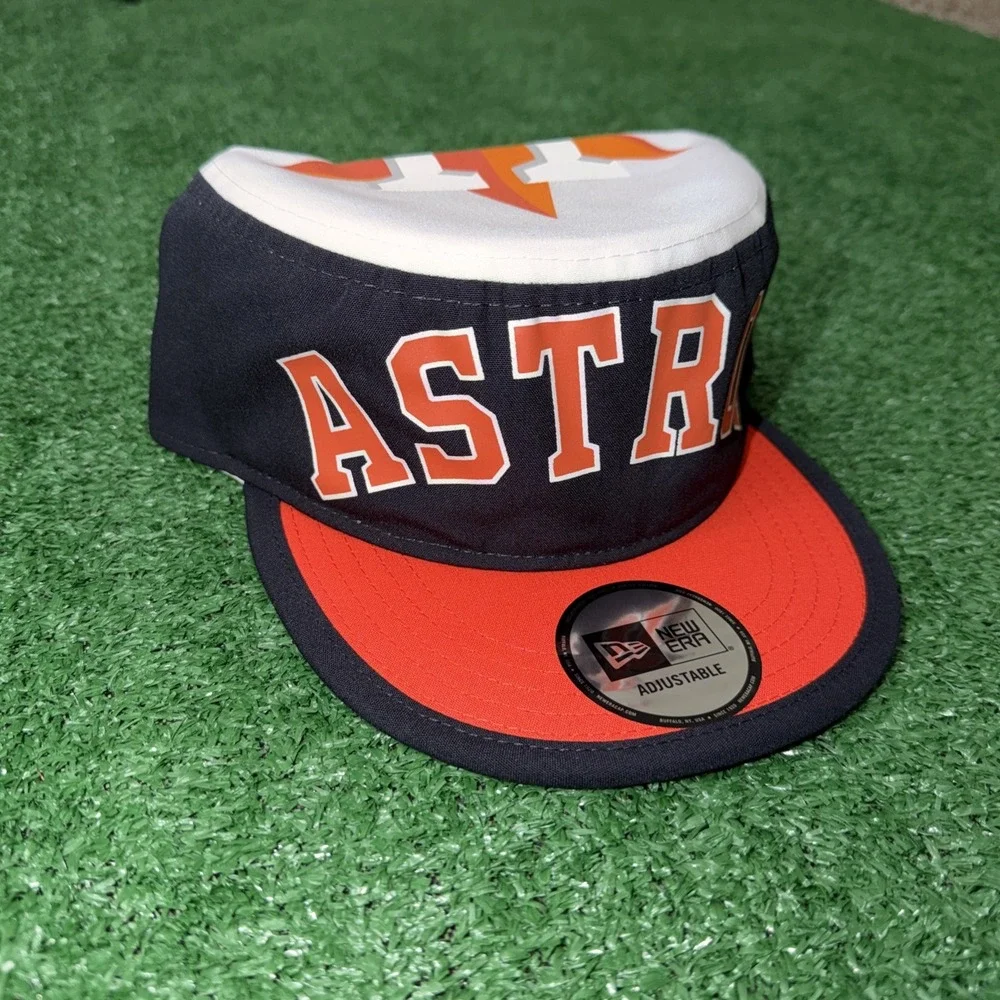 Men's New Era Retro Painter Hat Houston Astros MLB Adjustable Hat - Picture 3 of 7